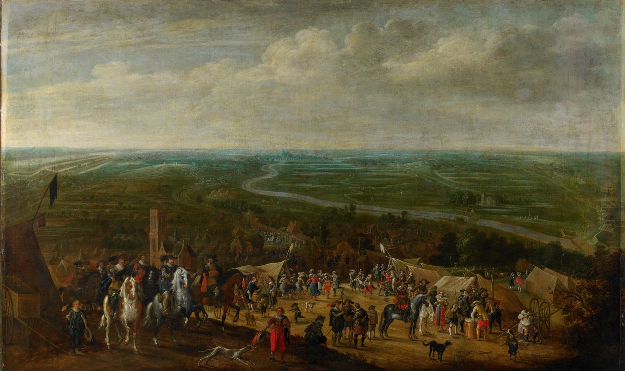 Prinz Frederik Hendrik bei der Belagerung von 