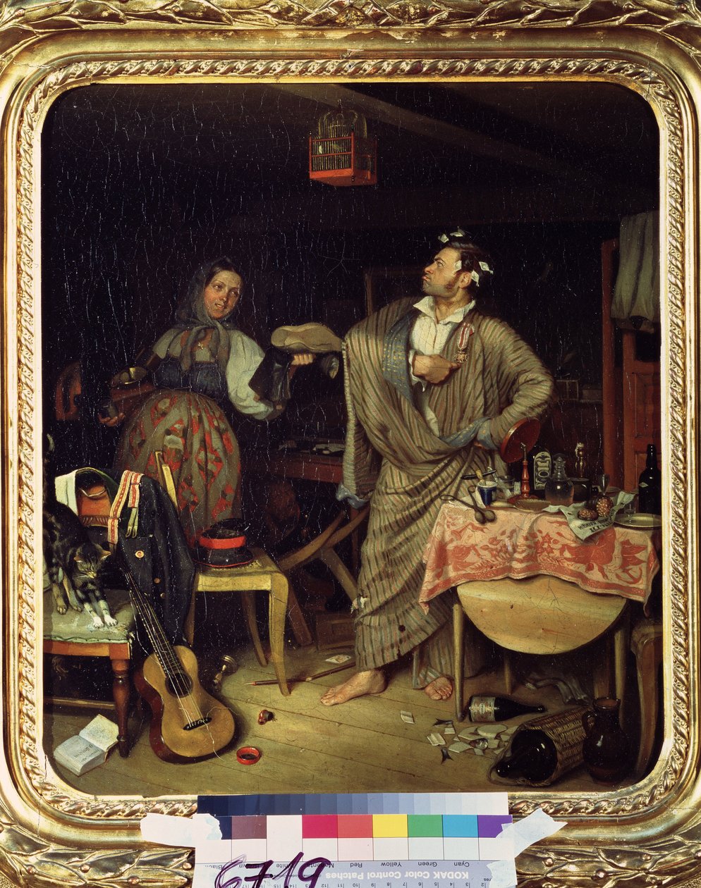 Ich bin Reiter! (oder der Morgen des frisch dekorierten Offiziers) von Pavel Andreevich Fedotov