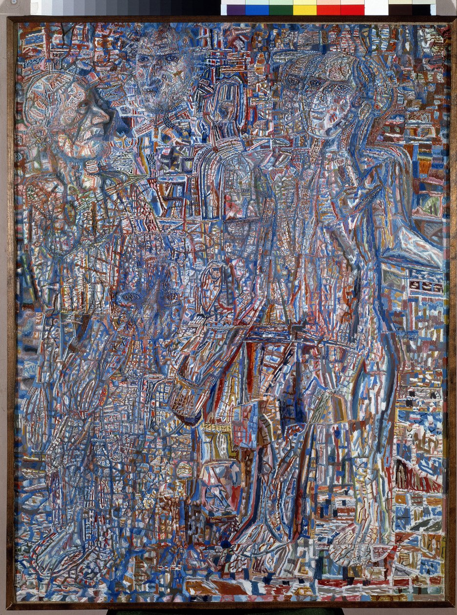 Personen (1930) von Pawel Nikolajewitsch Filonow