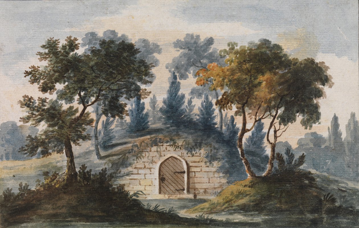 General Washingtons Grab in Mount Vernon (nach einer Gravur in The Port Folio) von Pavel Petrovic Svin