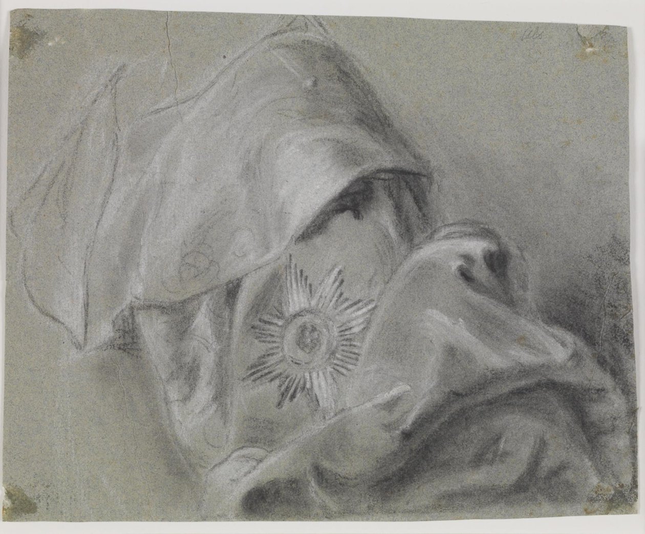 Draperiestudie mit dem Stern des Elefantenordens von Peder Als