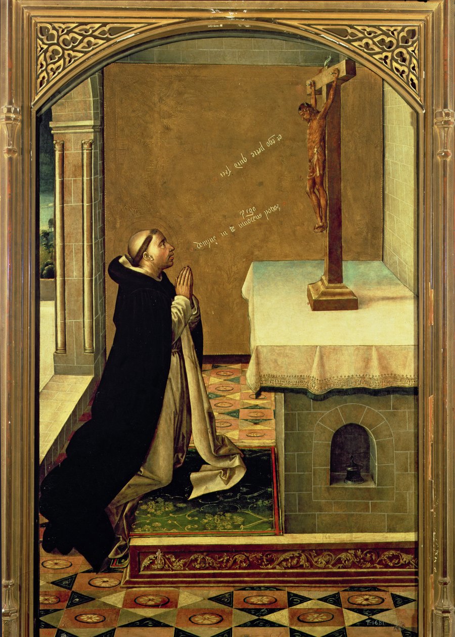 St. Peter Märtyrer (ca. 1205-52) im Gebet von Pedro Berruguete