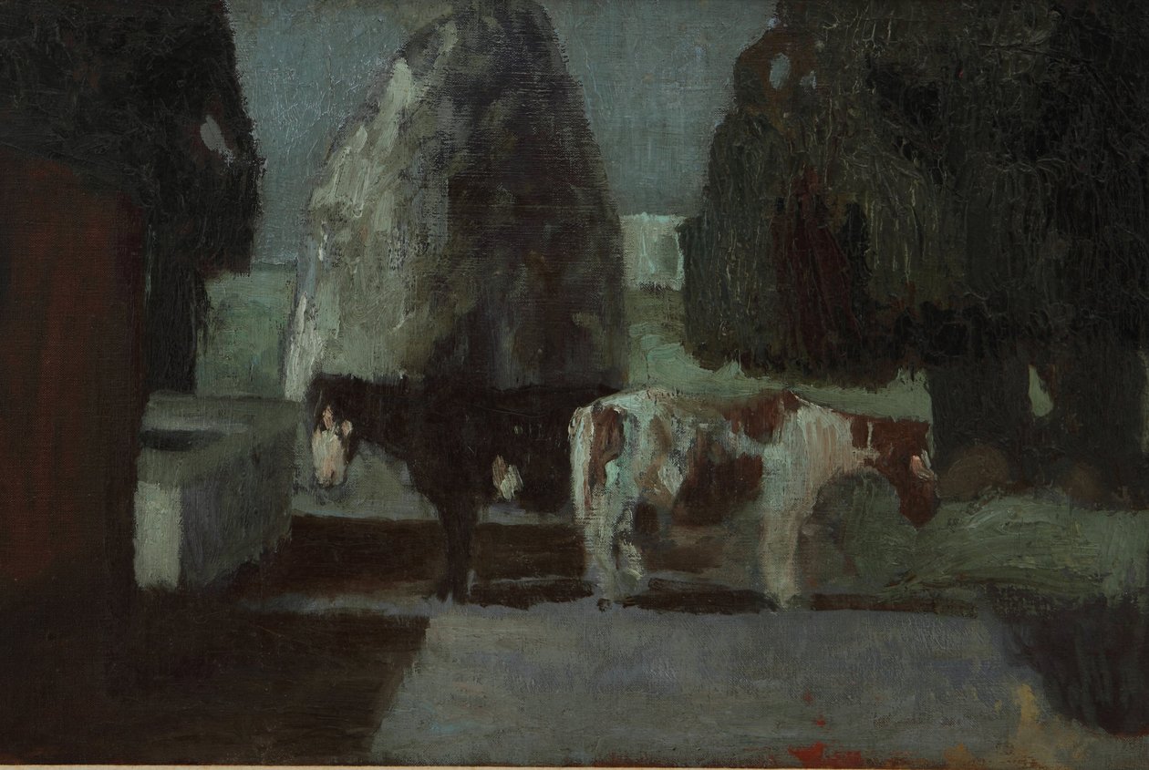 Garten unter dem Mond oder Ruhe in der Quinta von Pedro Figari Solari