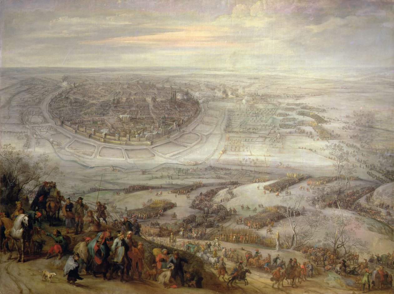 Die Belagerung von Freiberg in Meißen, 1643 von Peeter Snayers