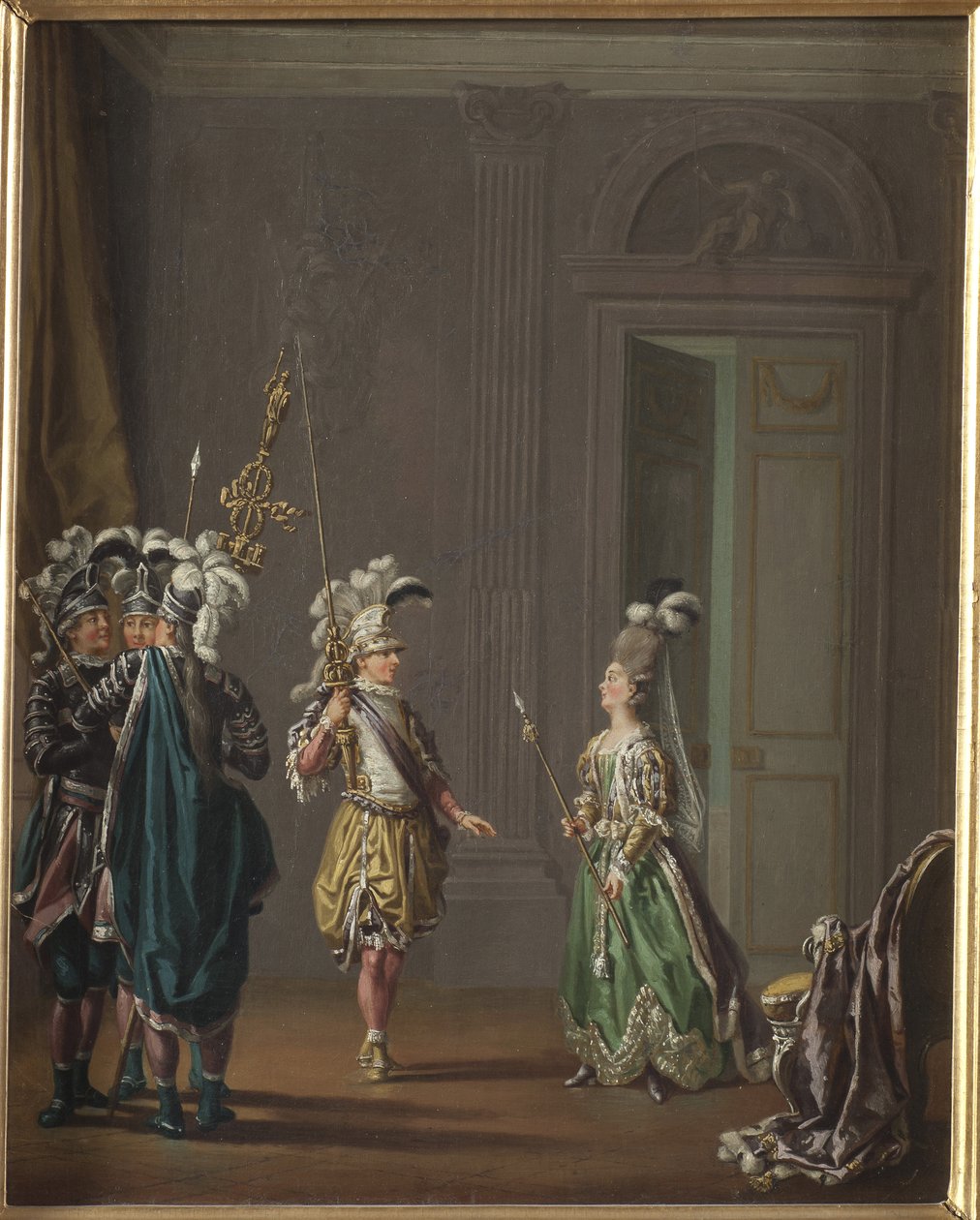 König Gustav III. von Schweden und Ulrika Eleonora von Fersen, von Pehr Hilleström von Pehr Hilleström