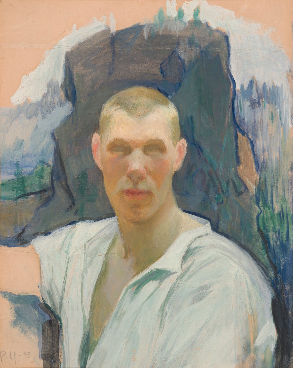 Selbstporträt von Pekka Halonen