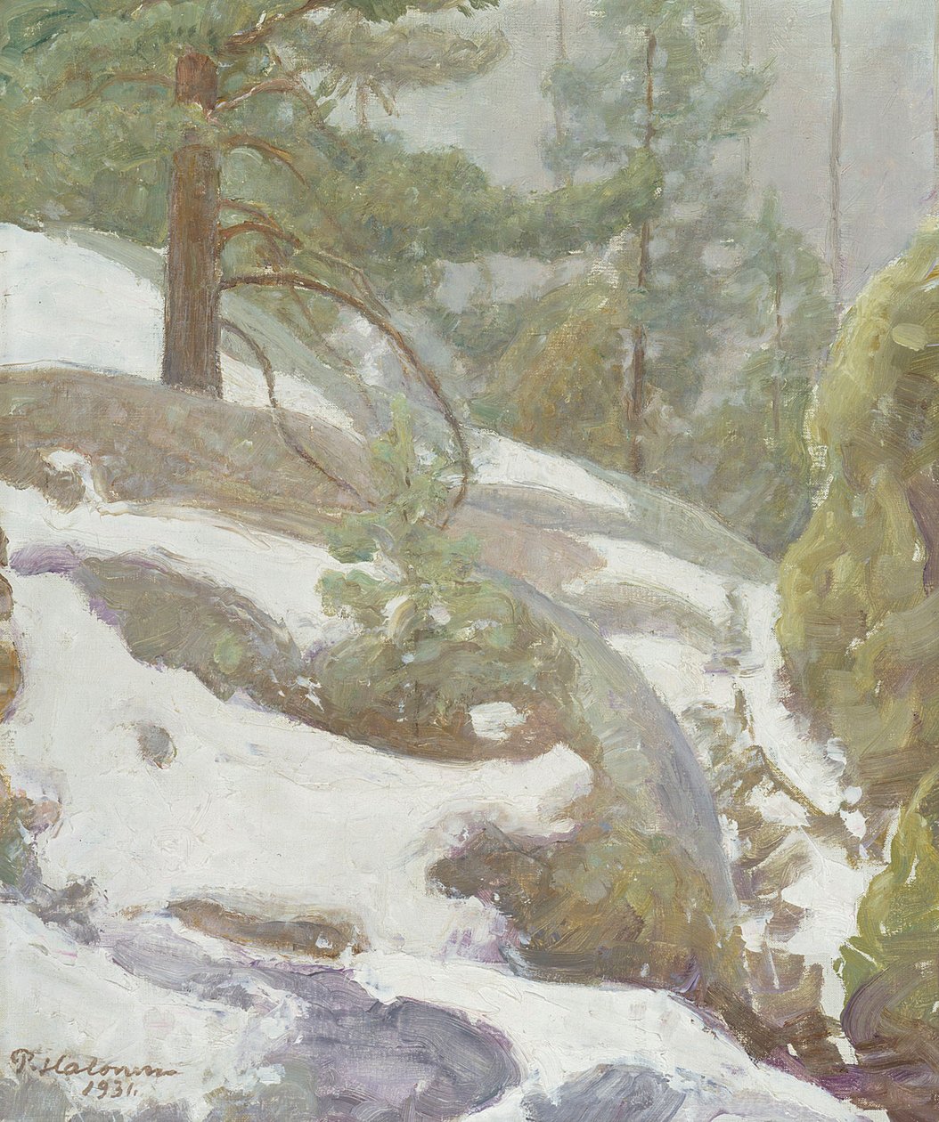 Winterlandschaft von Pekka Halonen
