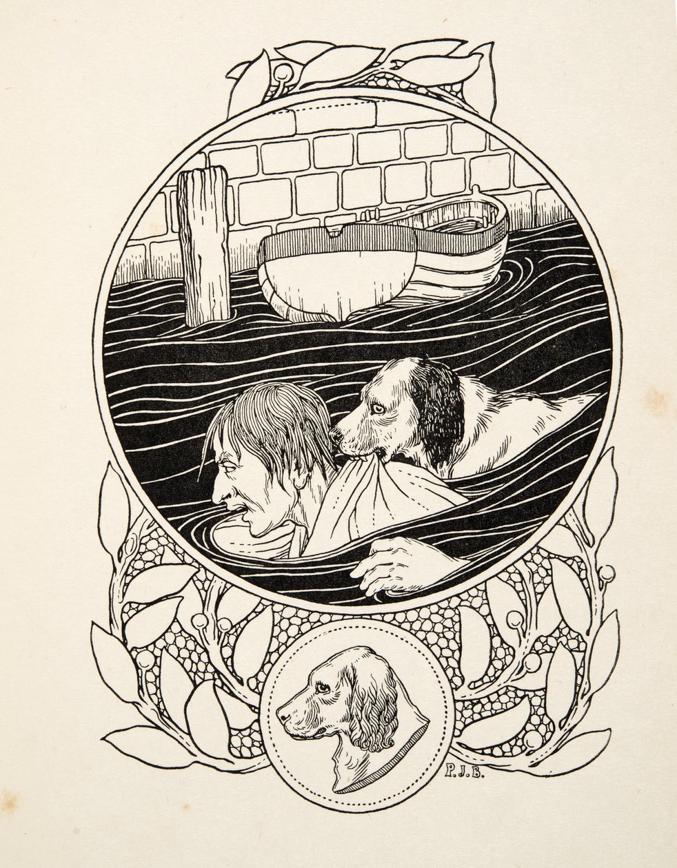 Eine großzügige Rache, aus Hundert Anekdoten über Tiere, veröffentlicht 1924 von Percy J. Billingshurst