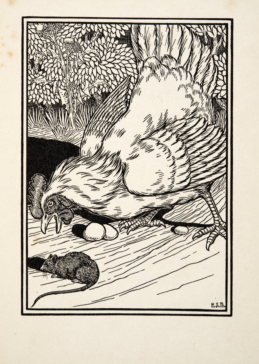 Eine seltsame Mäusefängerin, aus Hundert Anekdoten über Tiere, veröffentlicht 1924 von Percy J. Billingshurst