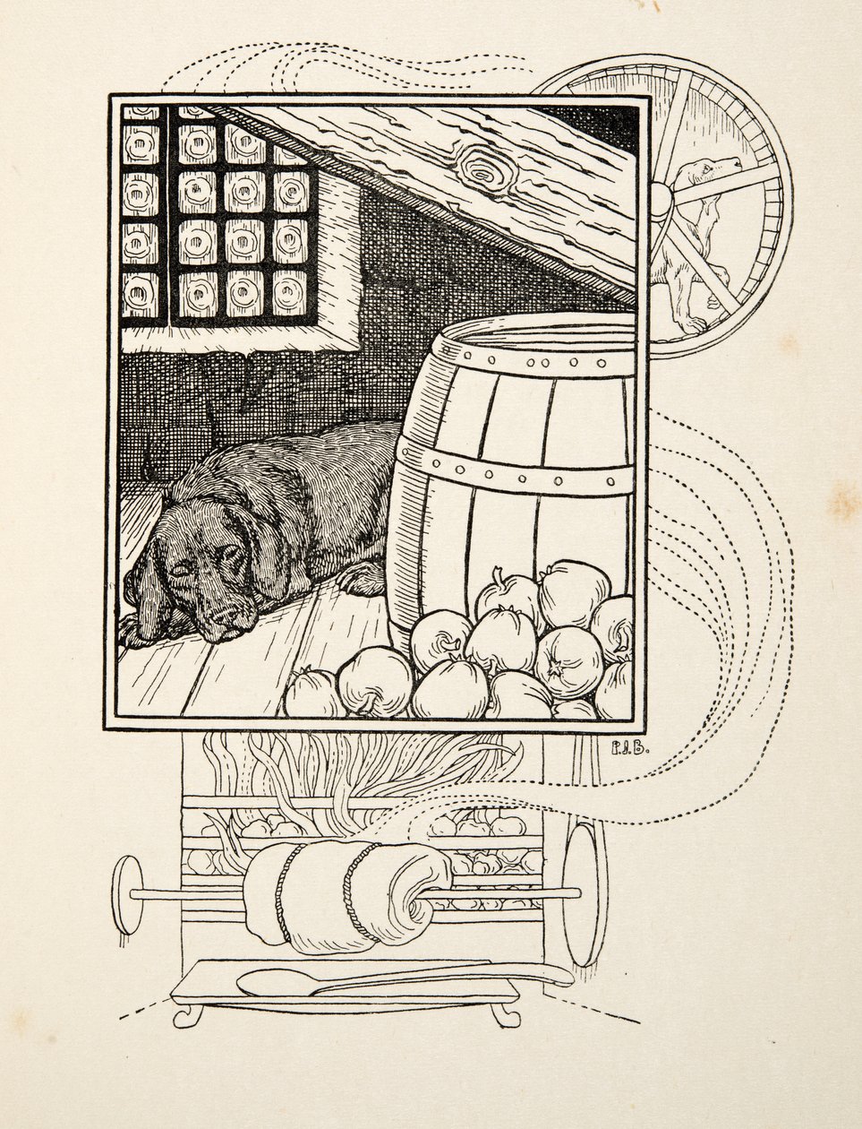 Sind Tiere nur Maschinen?, aus Hundert Anekdoten über Tiere, veröffentlicht 1924 von Percy J. Billingshurst