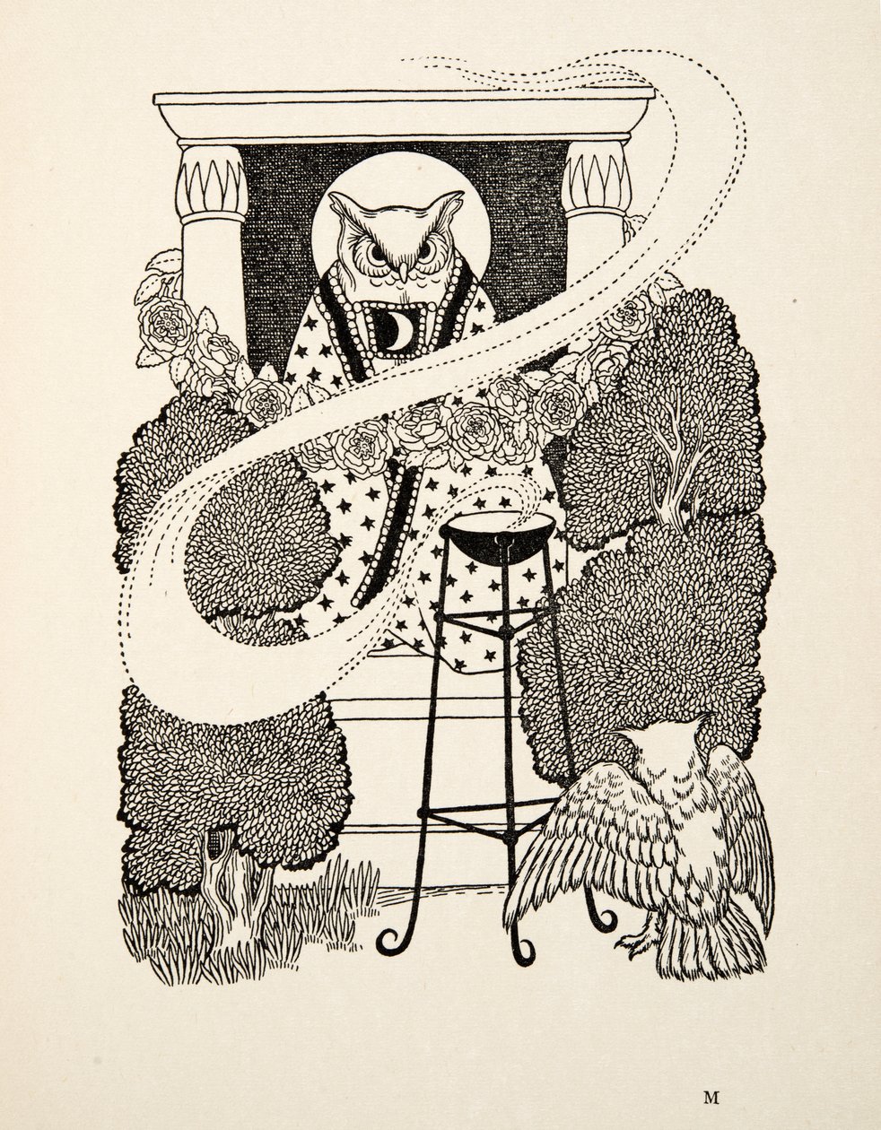 Flucht von Dschingis Khan, aus Hundert Anekdoten über Tiere, veröffentlicht 1924 von Percy J. Billingshurst