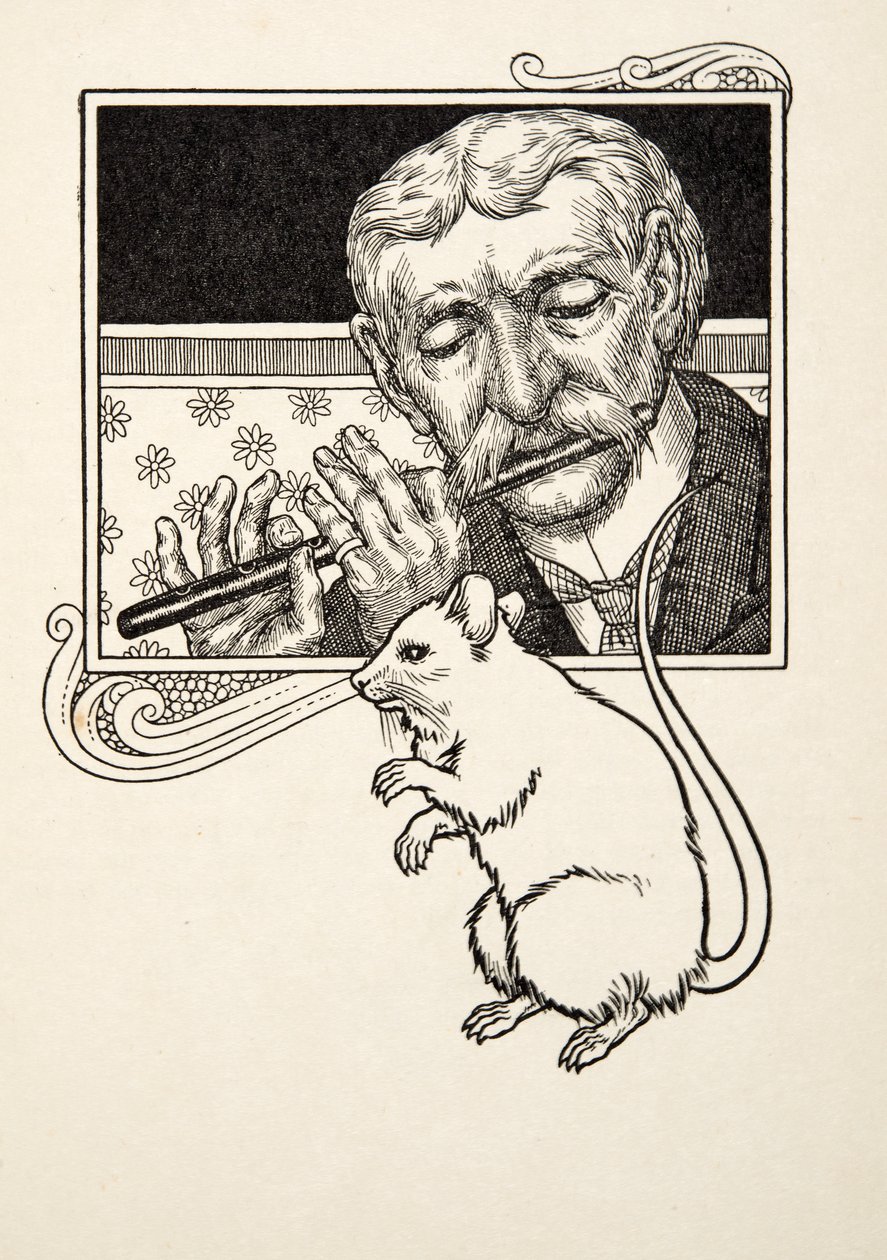 Musikalische Mäuse, aus Hundert Anekdoten über Tiere, veröffentlicht 1924 von Percy J. Billingshurst
