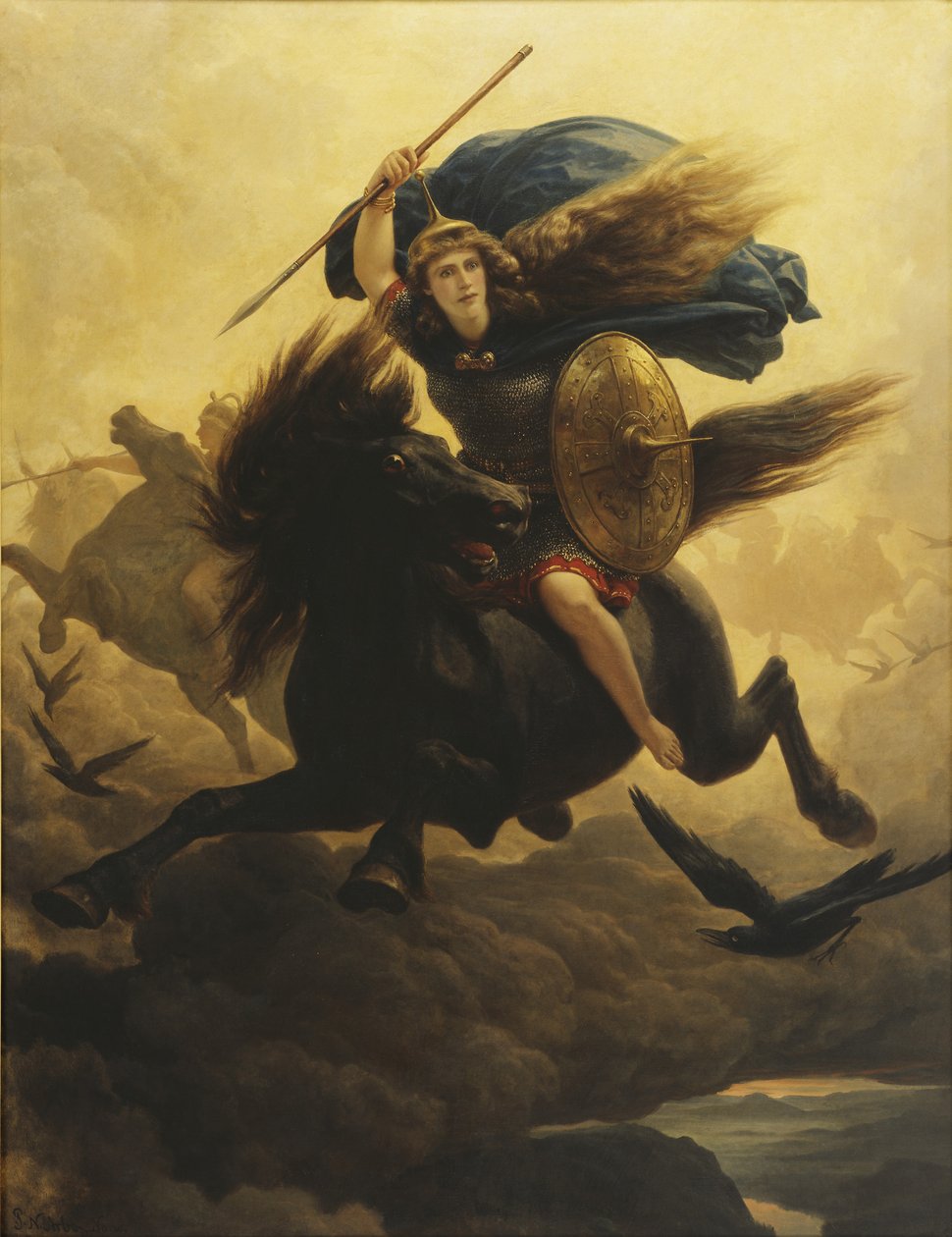 Walküre, 1865 von Peter Nicolai Arbo