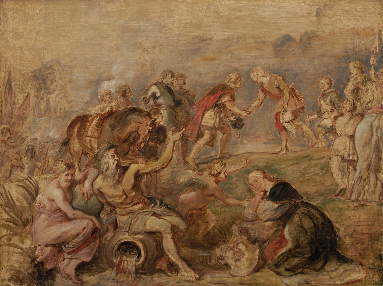 Treffen von König Ferdinand von Ungarn und Kardinal-Infant Ferdinand von Spanien in Nördlingen von Peter Paul Rubens