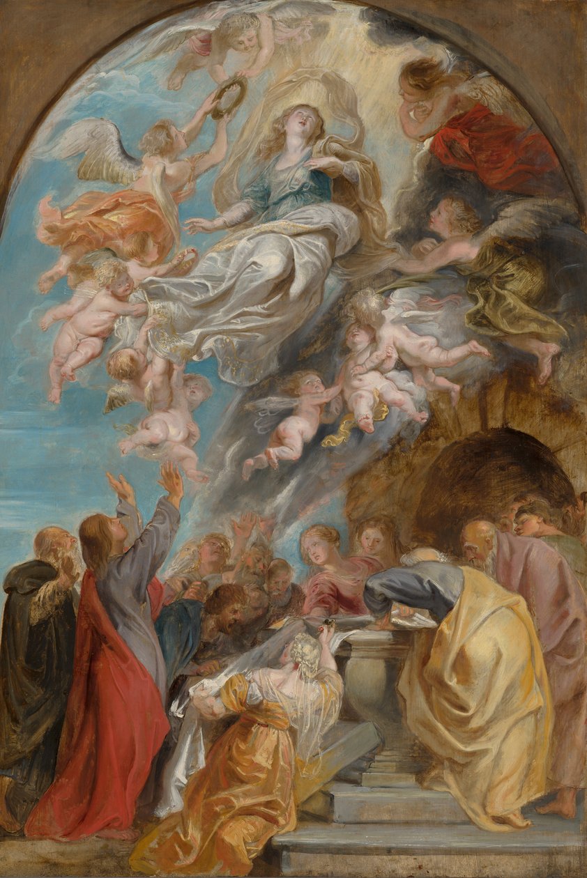 Modello für die Himmelfahrt der Jungfrau, um 1622-1625 von Peter Paul Rubens