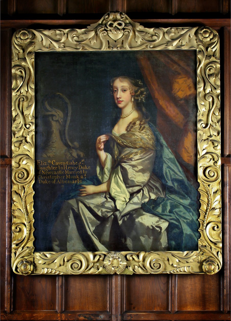 Porträt von Lady Elizabeth Cavendish, Herzogin von Albemarle und später Herzogin von Montagu von Peter (studio of) Lely