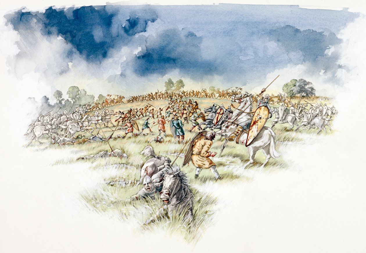 Schlacht von Hastings, 1066, ca. 1990-2010 von Peter Dunn