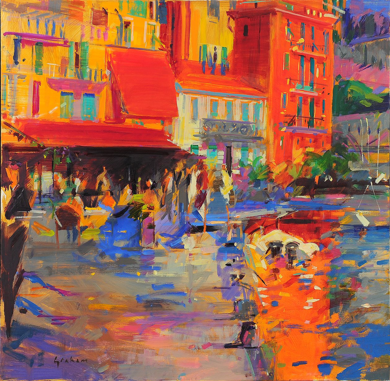 La Dolce Vita, Villefranche-sur-mer, 2021 von Peter Graham