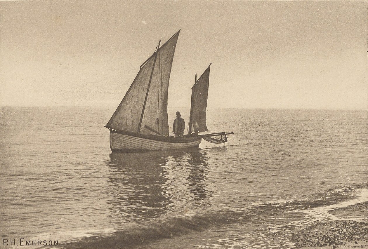 Ein nebliger Morgen an der Nordsee von Peter Henry Emerson
