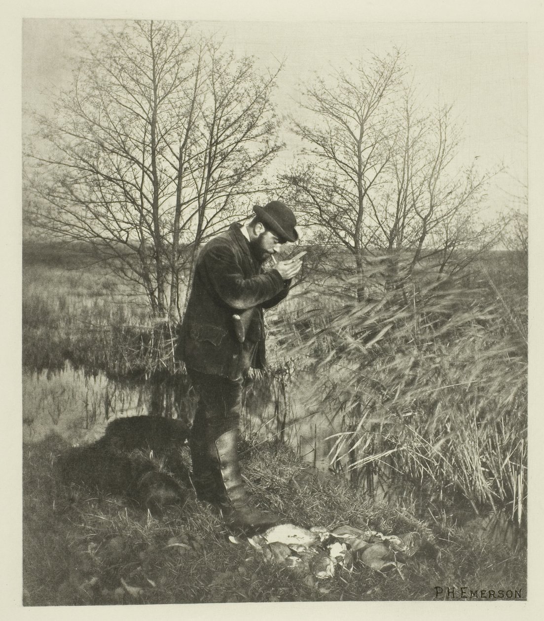 An der Deckungsecke (Norfolk) von Peter Henry Emerson