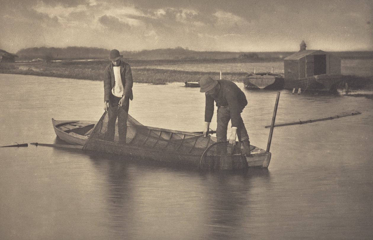 Das Aalnetz aufnehmen von Peter Henry Emerson