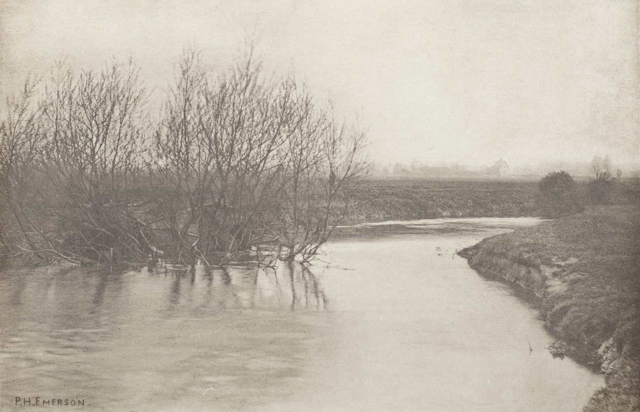 Die Lea, in der Nähe von Tottenham von Peter Henry Emerson