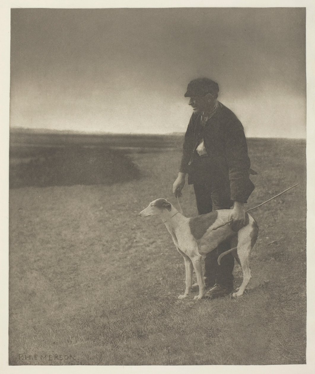 Der Wilderer - Ein Hase in Sicht, (Suffolk) von Peter Henry Emerson