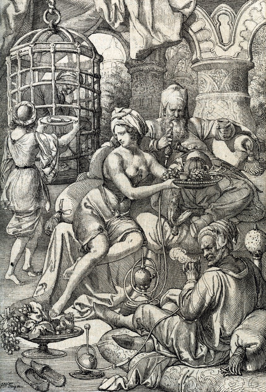 Sultan Bayezid I (oder Bajazet) von Peter Johann Nepomuck Geiger