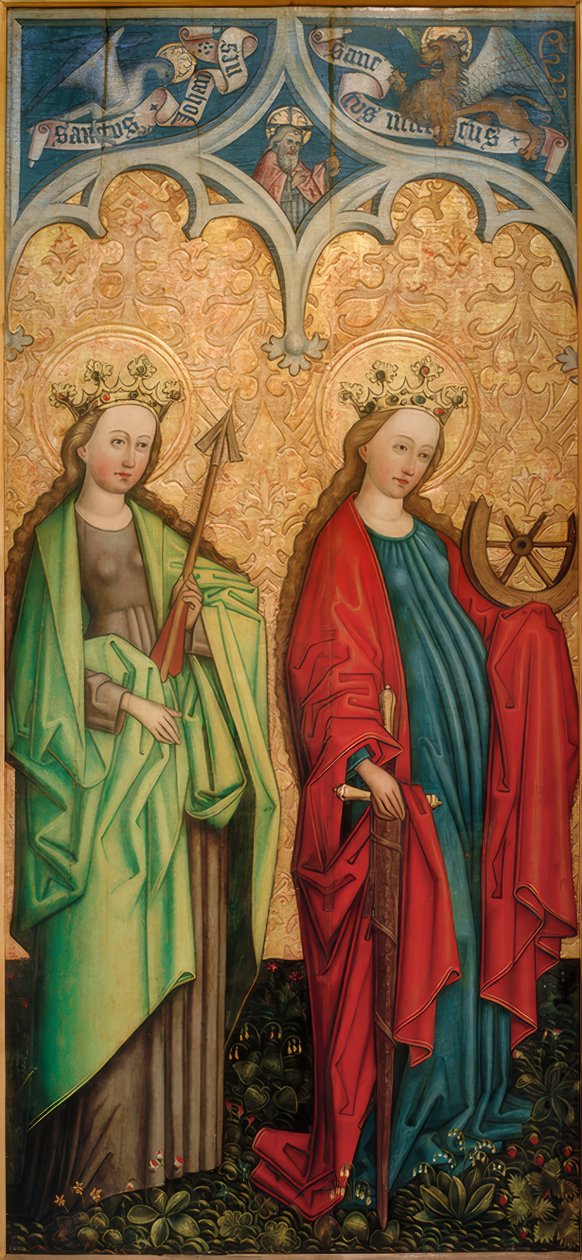 Die Heiligen Ursula und Katharina von Alexandrien von Peter Murer