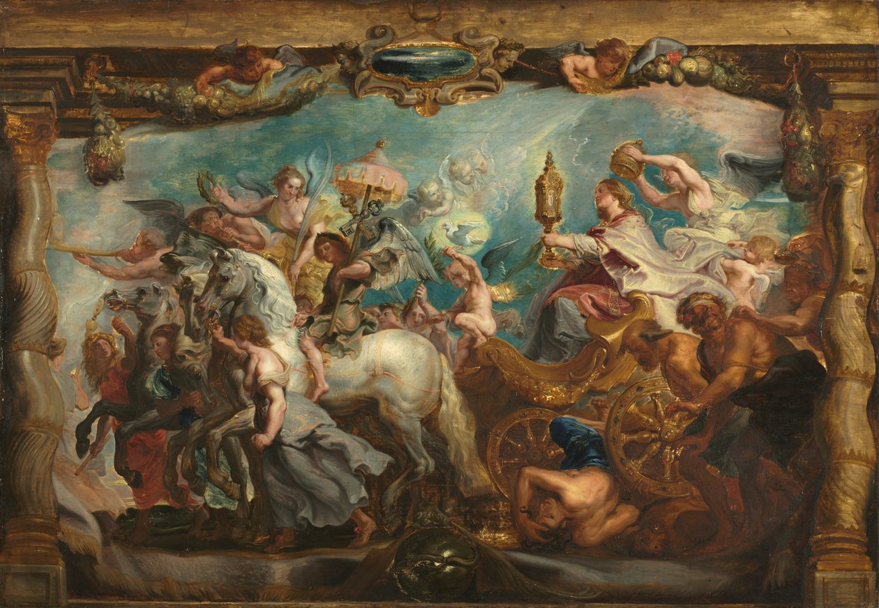 Der Triumph der Kirche (nach 1628) von Peter Paul (after) Rubens