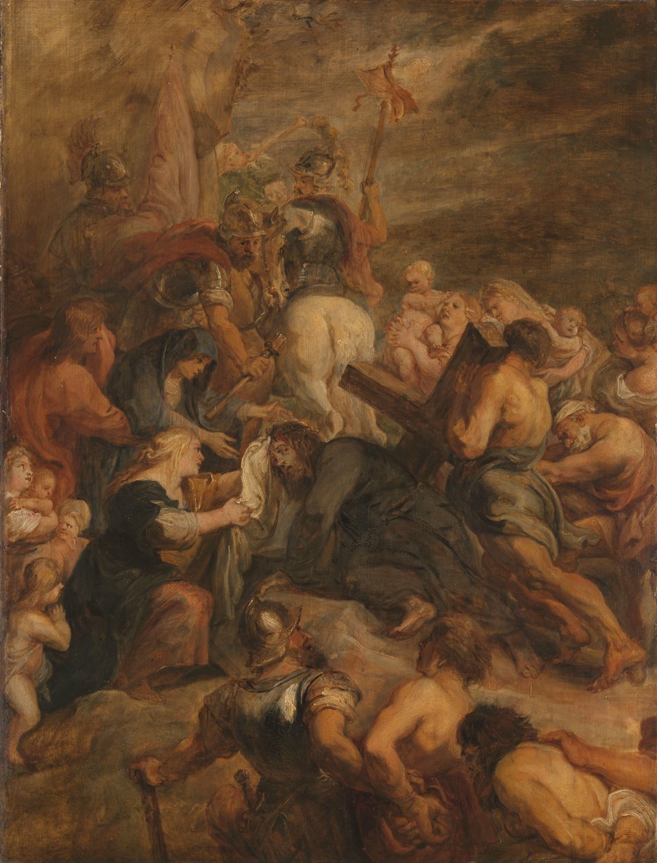 Christus auf dem Weg nach Golgatha von Peter Paul Rubens (workshop of)