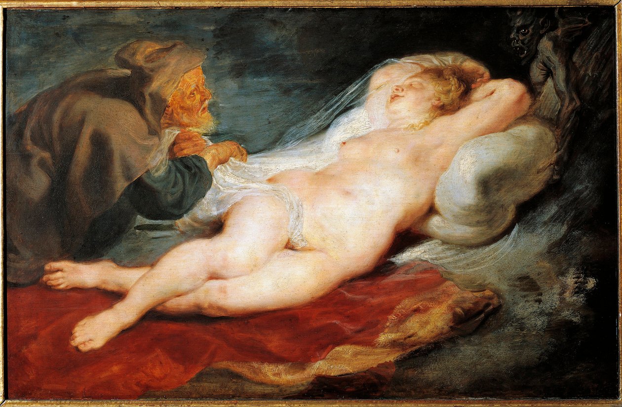 Angelica und der Einsiedler. Aus Orlando Furioso von Peter Paul Rubens