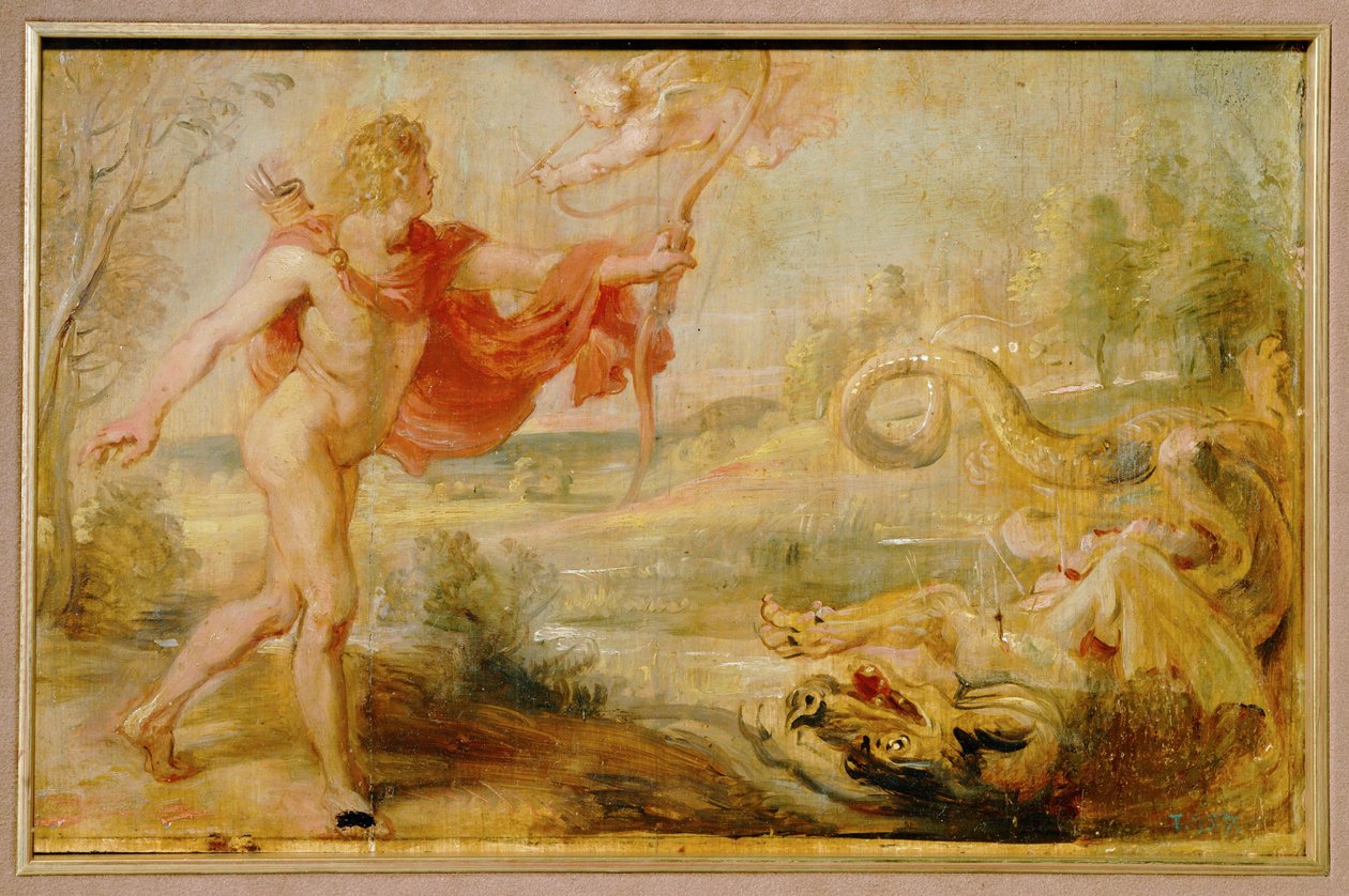 Apollo und die Schlange Python von Peter Paul Rubens
