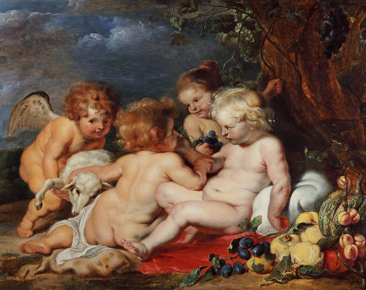 Christus mit dem Johannesknaben und Engeln von Peter Paul Rubens