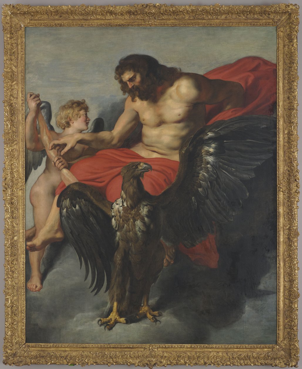 Amor bittet Jupiter von Peter Paul Rubens