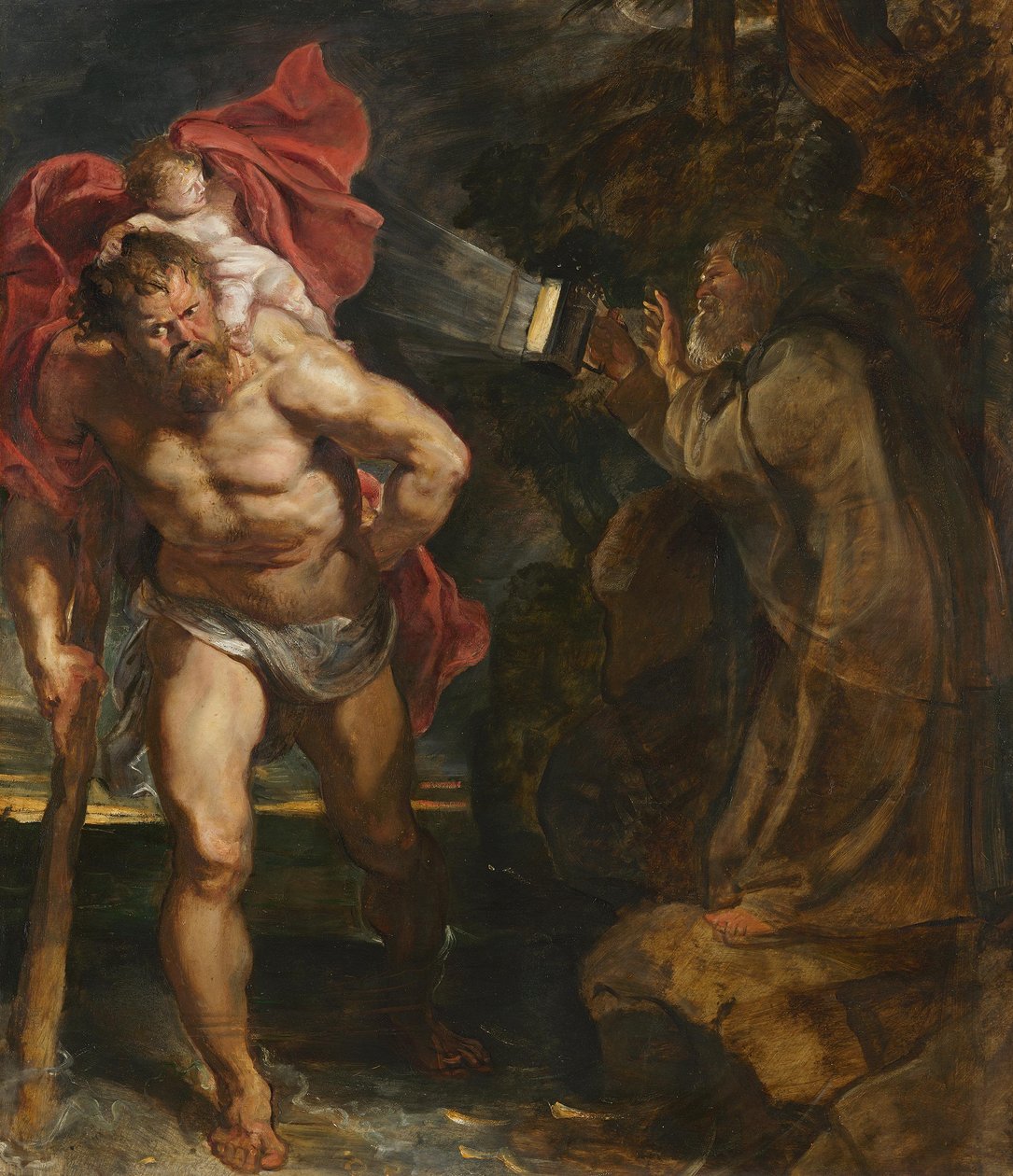 Der heilige Christophorus von Peter Paul Rubens