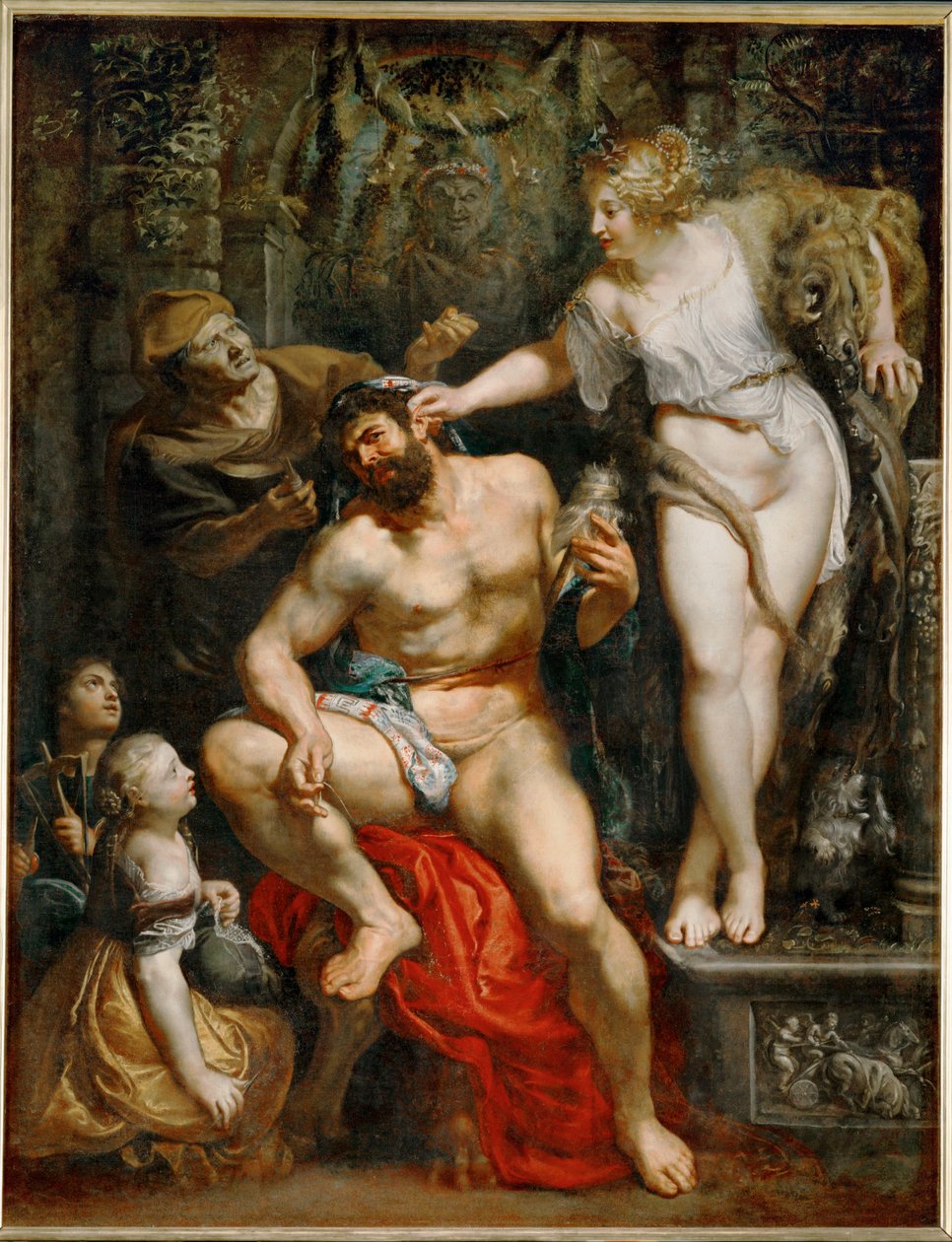 Herkules und Omphale von Peter Paul Rubens