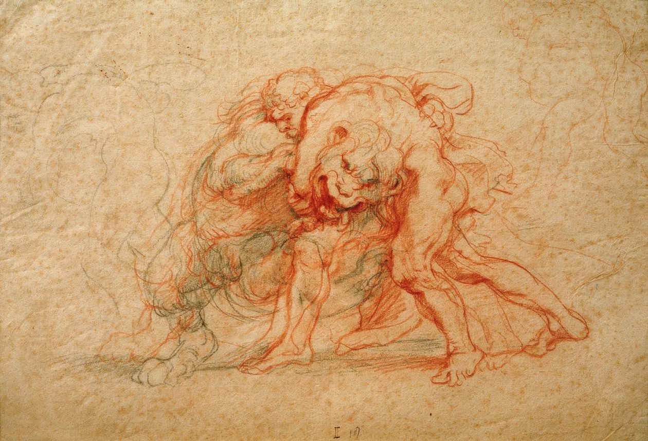 Herkules und der Nemeische Löwe von Peter Paul Rubens