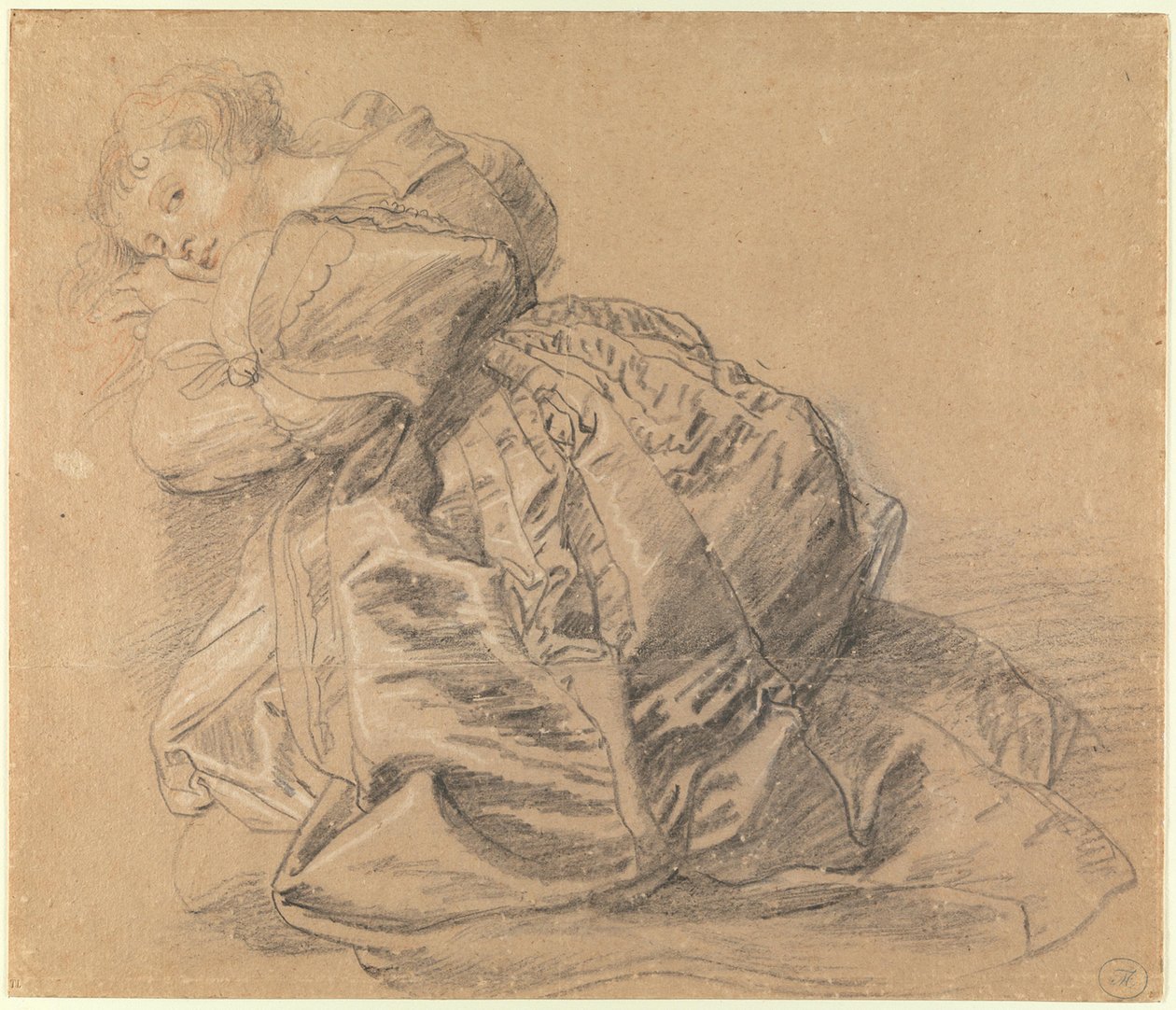 Kniende junge Frau von Peter Paul Rubens