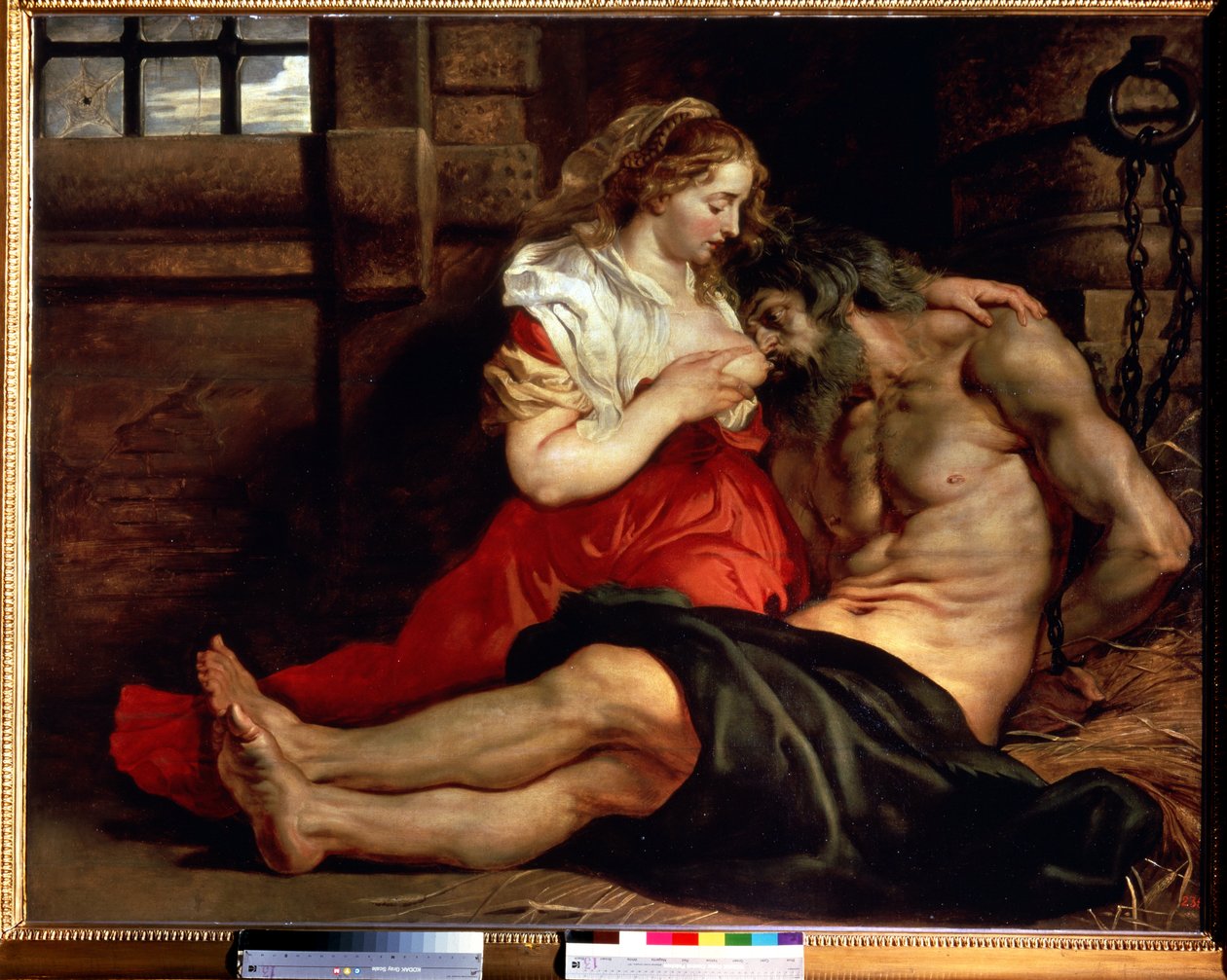 Römische Nächstenliebe von Peter Paul Rubens