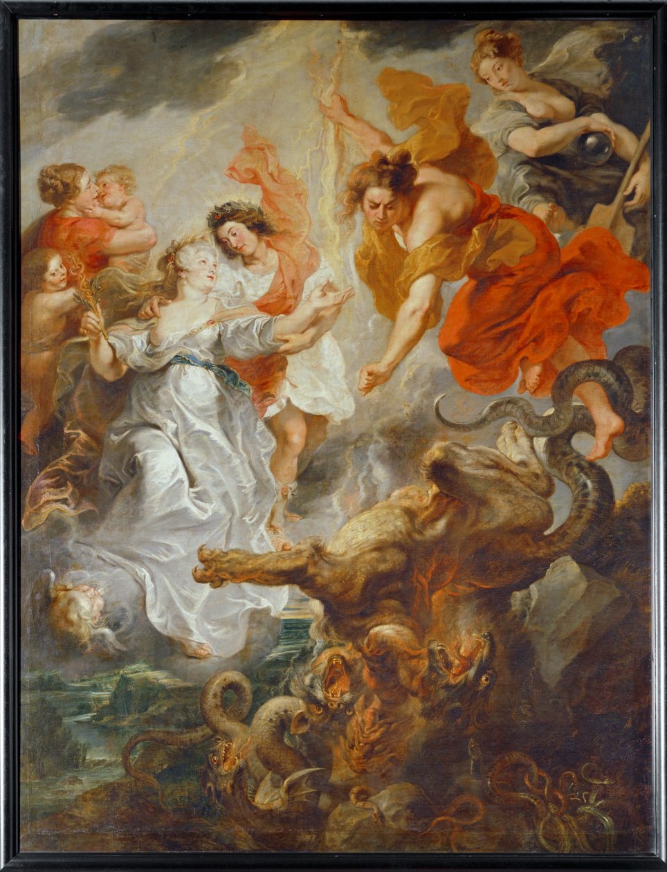 Die vollkommene Versöhnung der Königin und ihres Sohnes von Peter Paul Rubens