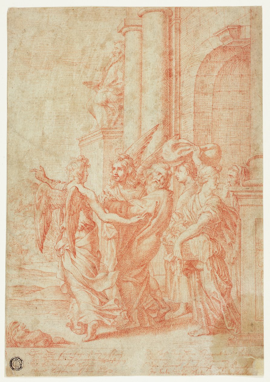 Lot und seine Familie werden aus Sodom geführt von Peter Paul Rubens