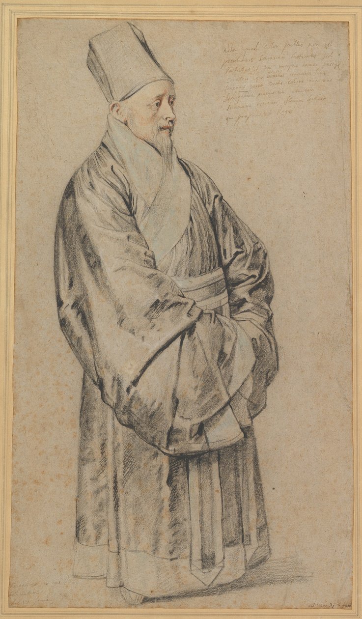 Porträt von Nicolas Trigault in chinesischer Tracht von Peter Paul Rubens