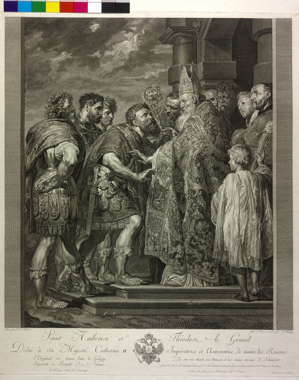 Heiliger Ambrosius von Mailand von Peter Paul Rubens