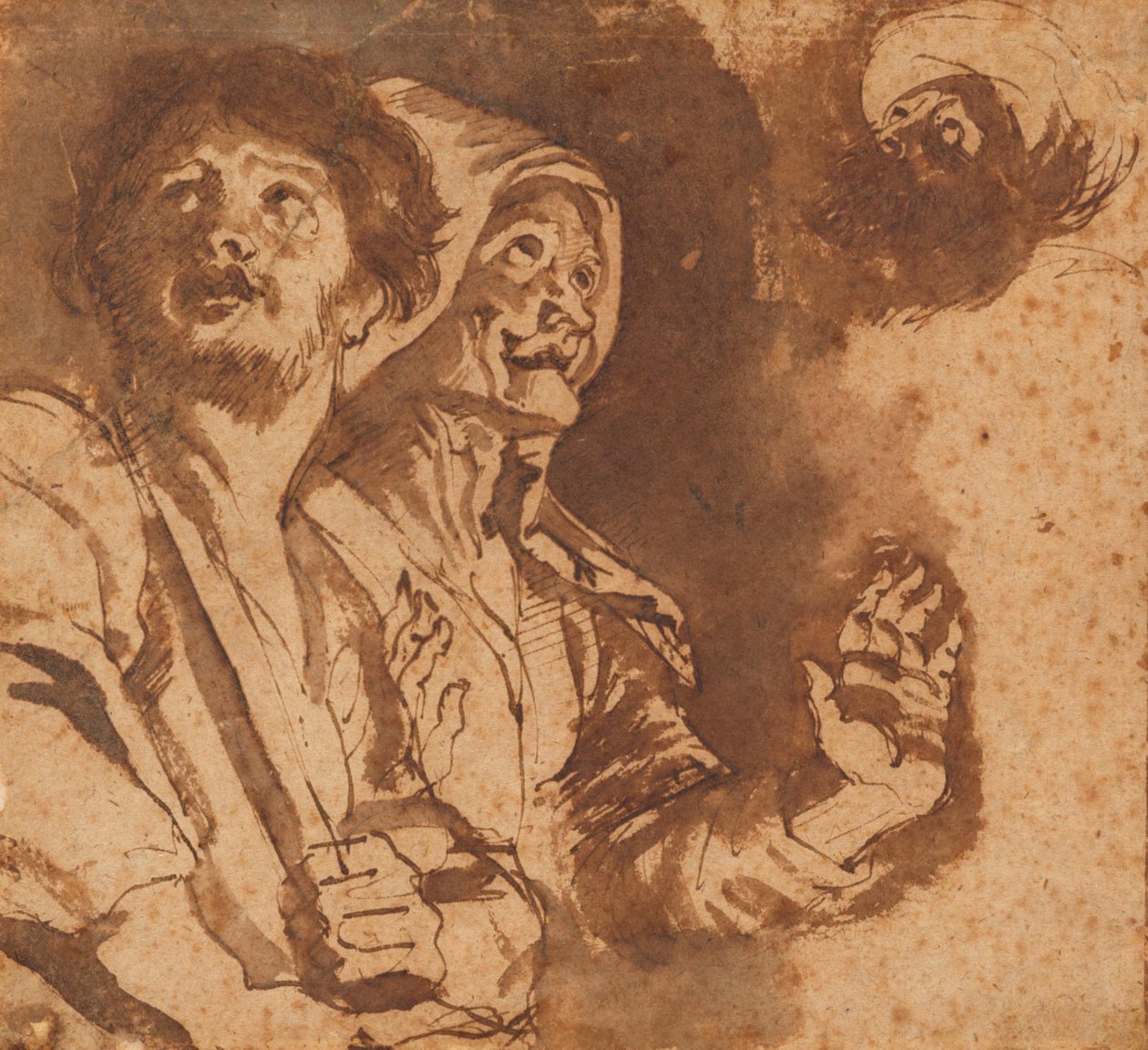 Studie für eine Anbetung der Hirten von Peter Paul Rubens