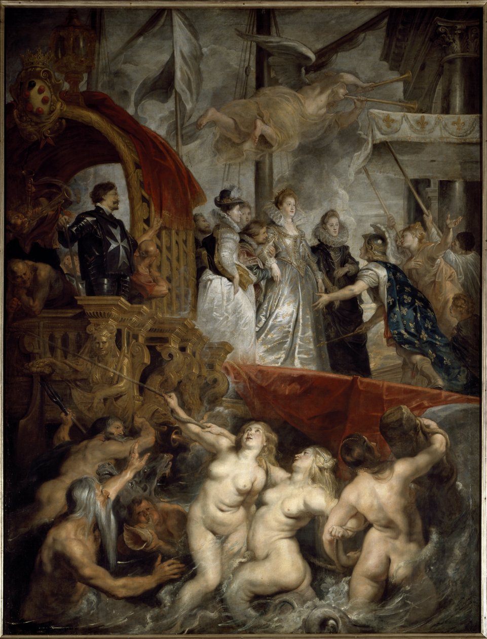 Die Einschiffung von Maria von Medici im Hafen von Marseille am 3. November von Peter Paul Rubens