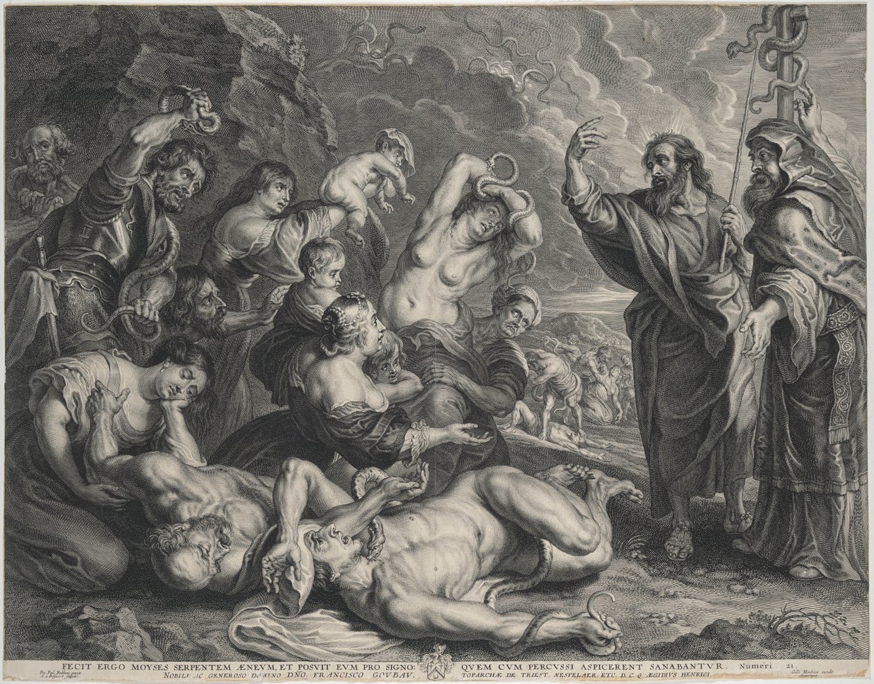 Die eherne Schlange von Peter Paul Rubens