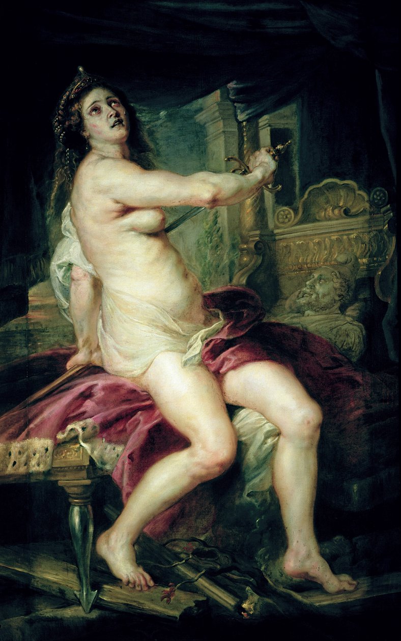 Der Tod der Dido von Peter Paul Rubens