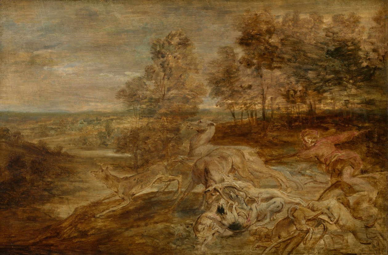 Die Hirschjagd von Peter Paul Rubens
