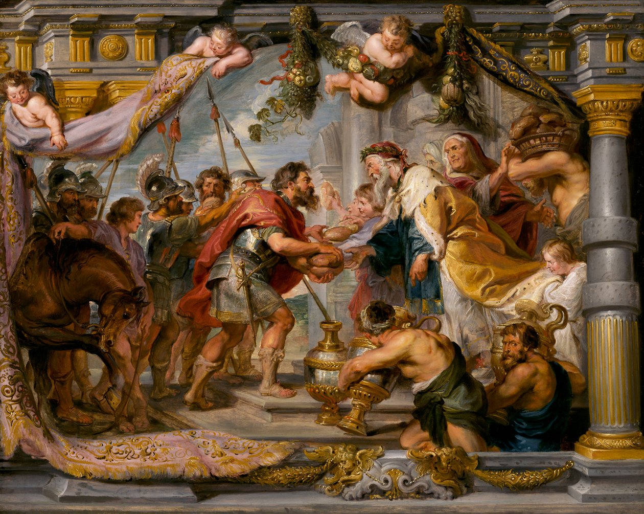 Das Treffen von Abraham und Melchisedek, ca. 1626 von Peter Paul Rubens
